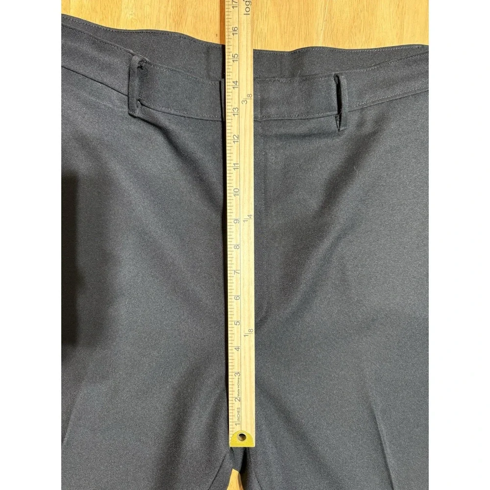 Vintage Levis Action Slacks Mens 40x25 Black Polyester Dress Pants 70s 80s USA